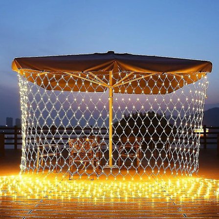 LED Net Lyskæde IP65 6mx4m 3mx2m LED Fleksibel Net Fe Lyskæde 880LED 200LED Mesh Kæde