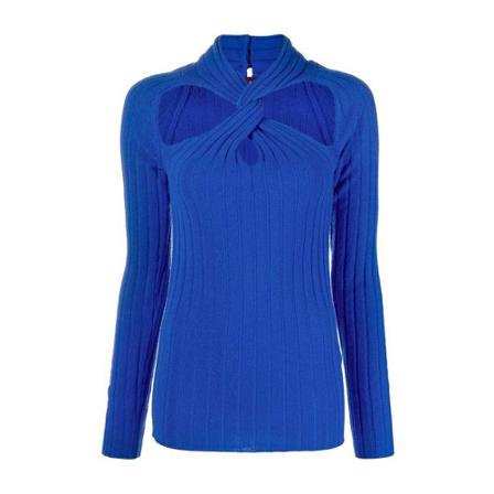 Versace Turtlenecks Blå, Dame Rullekraver
