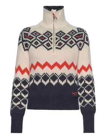Agnes Knit Villapaita Sininen Kari Traa