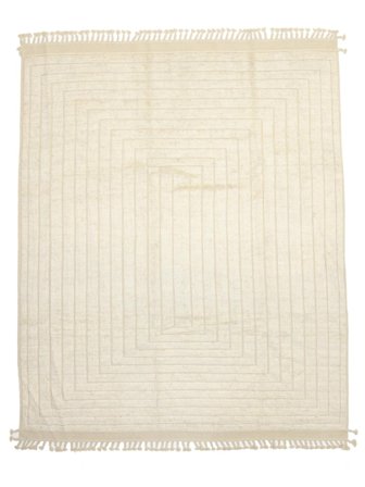 Berber Style Matta Handknuten 252X312 Gul/Beige Afghanistan