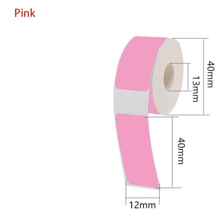 Självhäftande thermal etikett Thermal etikettklistermärke Papper ROSA