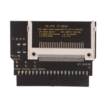 Ny Svart Dubbelsidig CF-kort till 3.5" Hona 40-pin CF till IDE Adapter Konverteringskort Standard IDE True-IDE Läge för PC