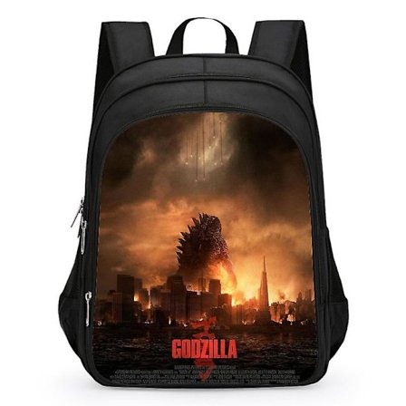 Godzilla Print skoleveske vanntett ryggsekk for barn #1 -1