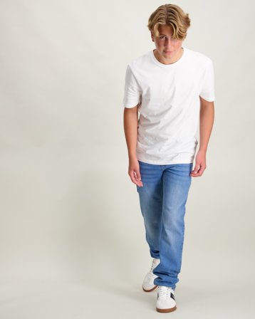 HUGO DENIM TROUSERS Niebieski Jeansy Chłopiec - Kids Brand Store