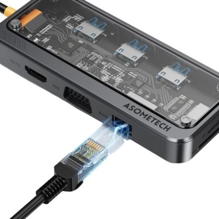 USB C Hub Dock Station Type C Til HDMI Kompatibel Ethernet Port