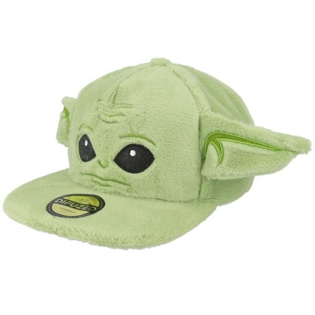 Difuzed - Green - snapback - Cap - Kids The Mandalorian Grogu Plush Green Snapback - Hatstore