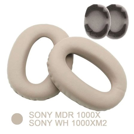 Ersättnings öronkuddar till Sony MDR-1000X WH-1000XM2 hörlurar Hörselkåpa Hörlursfodral Headset Gamer Cover 1000XM2 öronkuddar