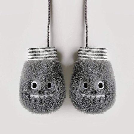 Babyvantar, Barnkashmirvantar för att hålla varma på vintern, Barn - Grå-