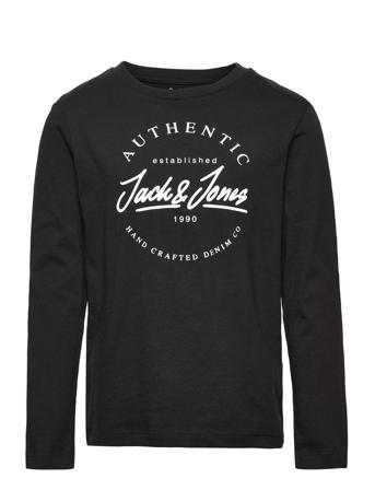 Jwharthur Chest Tee Ls Crew Neck Jnr Black Jack & J S