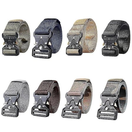 Taktisk belte med hurtigutløsende magnetlås Militærbelte (Khaki)