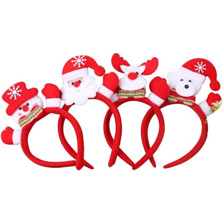 4-pack juldiadem med LED-lampor