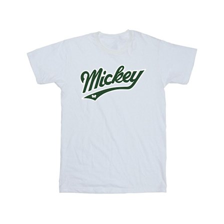 Disney Boys Mickey Mouse Bold T-Shirt 7-8 år Vit