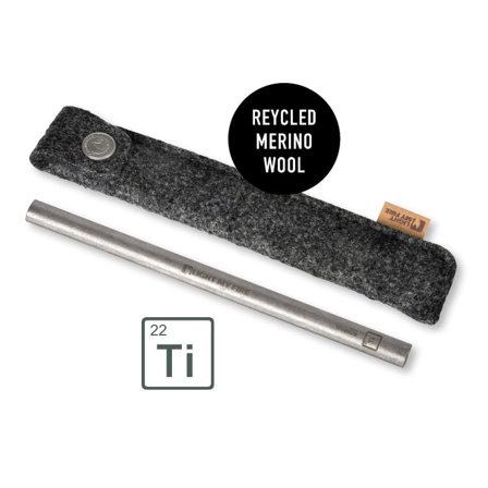 Light My Fire Straw Kit Titanium eating utensils Metal ONESIZE