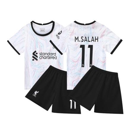 Fotbollsdräkt Set Barns Baby Barn Barnkläder Tröja Printed Grundskola Student Fotboll Träning Klass Lag Uniform Dagis 23 Liverpool White 11 Size 24 (