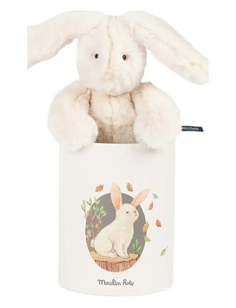 Moulin Roty Louison The Rabbit 28 Cm - Arthur & Louison - Cream - ONE SIZE