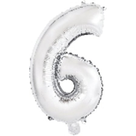 Gaggs Sifferballong Nr 6 Silver 35 cm