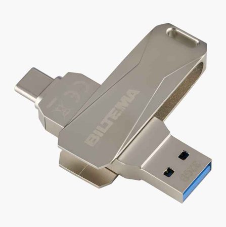 Biltema - USB-minnepinne 3.1 type A + type C 32 GB