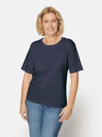 BRANDTEX - Kortærmet T-shirt - Navy