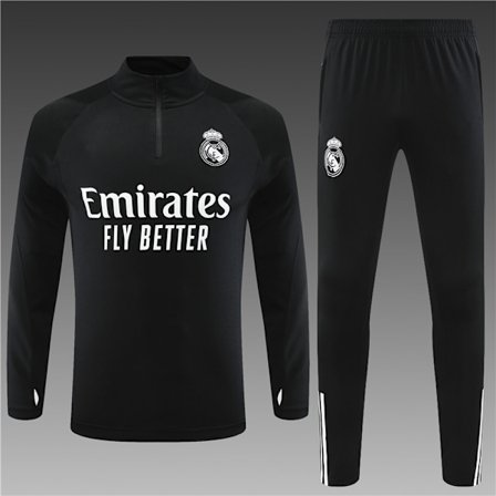 Store Black Friday Tilbud! 23-24 Ny Sæson Real Madrid Voksen/Børn Trøje Langærmet Sæt - Xin