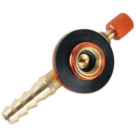 Camping Gasovn Varmeapparat Ventil Adapter Slange Regulator Propan Genopfyldning Gastank 1stk