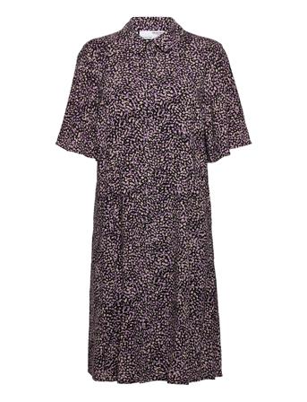 Slfjalina 2/4 Short Shirt Dress Curve Patterned Seleted Femme Curve