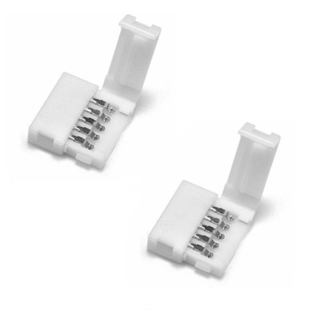 2st LED-skarv för 5-polig flat LED-slinga 10mm RGBW