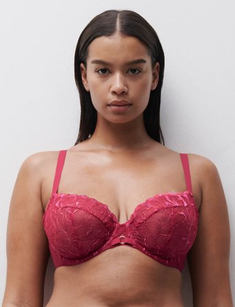 CHANTELLE Fleurs Underwire Covering Bra - Red - G x 80