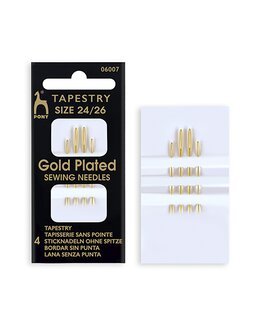 Guldnål 24/26 4-pack - Trubbig - Pony