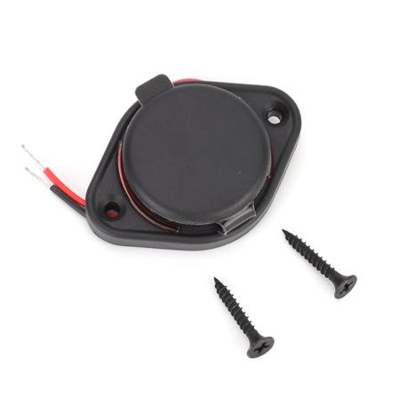 12-24V 3.1A LED dobbel USB-lader Strømuttak Adapter Ladepanelfeste for motorsykkel bilbåt ATV UTV