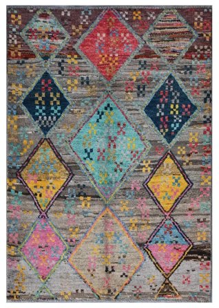 Berber Colourful Rug Modern (Wool, Afghanistan)