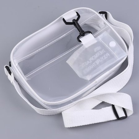 Causual PVC Transparent Frosted Woman Crossbody Vesker Håndveske Je