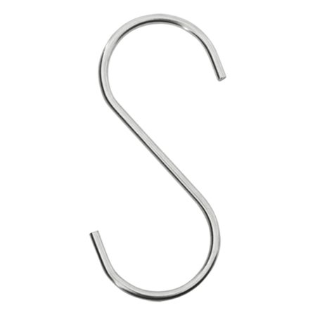 Sett med 20 S-formede kleskroker (store)