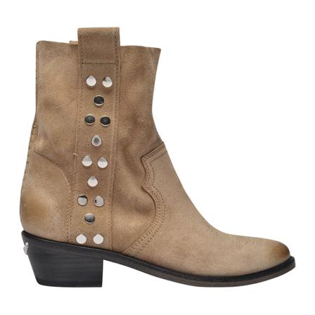 Zadig & Voltaire Pilar Ankle Støvler Leather Brun, Dame, Størrelse: 37 EU