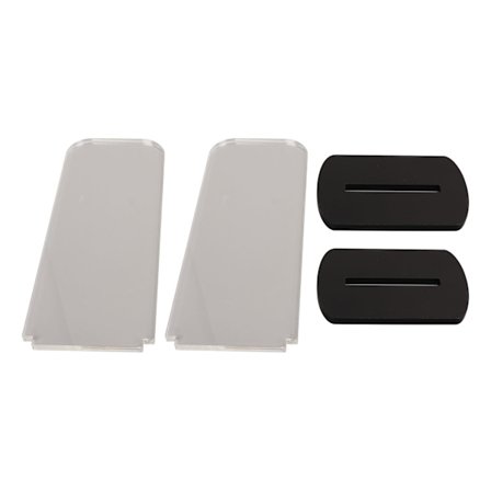 2 ST Svart Akryl Boxningshandske Displayställ Vertikal Hållare