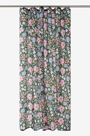 Jotex - Flower Duschvorhang Multi grün - SUMMER - Kaufe Duschvorhänge bei Jotex