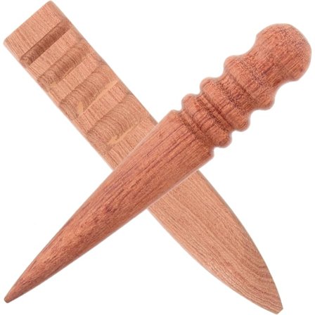 Lærpoleringsverktøy Poleringspinne i tre for håndverk