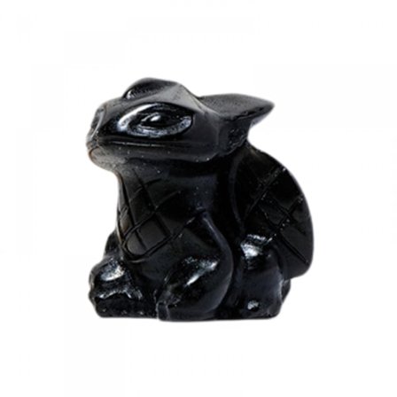 Helbredende krystalsten menneskelig reiki kraniefigur statue skulpturer flyve drage kranie krystal