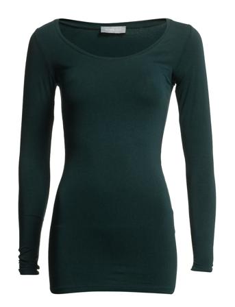 Sik Solid 265 Langærmet T-shirt Grøn Samsøe Samsøe