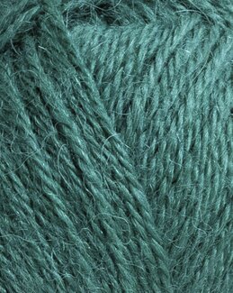 Garn Fin Alpaka 50 g Mørk turkis - Järbo