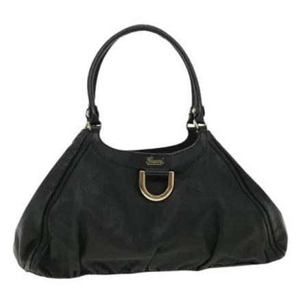 Gucci Vintage Pre-owned Læder totes Sort, Dame Vintage Tasker, Størrelse: ONE Size