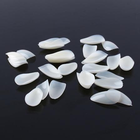 600 Spisse Hode Stiletto Full False Nail Art Tips Akryl Naturlig Hvit Manikyr