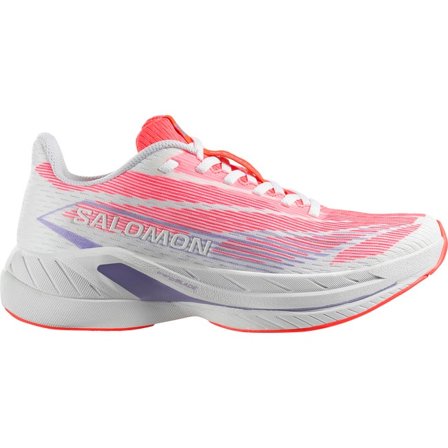 Salomon - Laufschuhe Damen Spectur 2 - White / Neon Flame / Violet Tulip - 36⅔