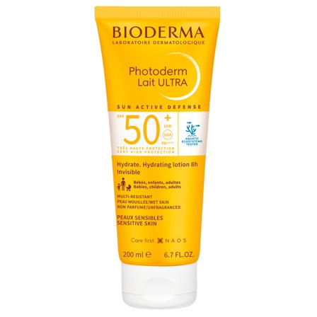BIODERMA Lait Ultra SPF50+ 200ml - Latte solare corpo alta prot.