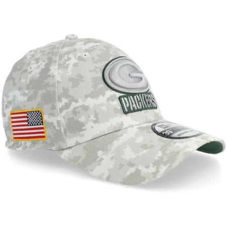 New Era - NFL Camo fitted Keps - Green Bay Packers NFL 39THIRTY Salute To Service Camo Fitted @ Hatstore