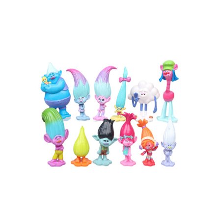 Keepsake julekule sett, DreamWorks Animation Trolls Holiday in Harmony Poppy og Branch (12 stk)