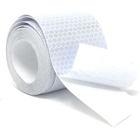 3M Reflextejp - Hög kvalitet, väderbeständig, självhäftande - 3 meter för varningsmarkering