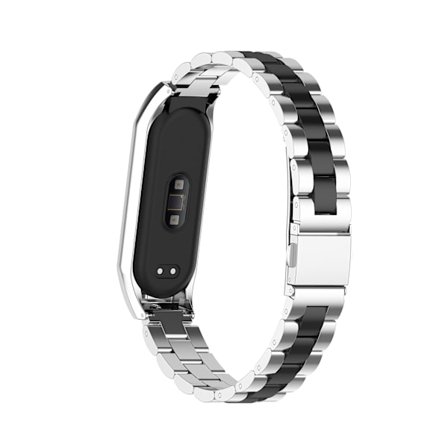 Rem Metall Rostfritt Stål För Mi Band 6 Xiaomi Mi Band 7 6 5 Rem kompatibelt Armband Armband Mi Band 5 4 3 Tillbehör