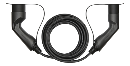 Deltaco e-Charge ladekabel T2-T2 1-Fas 16A 5m