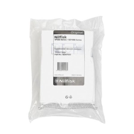 Nilfisk 82367820 Dammsugarpåse 10-pack, Maskintillbehör