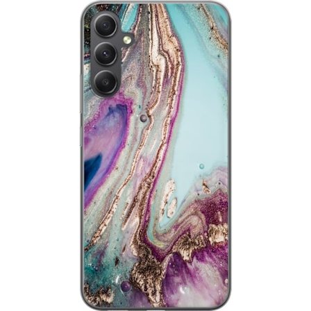 Kompatibelt Mobildeksel til Samsung Galaxy S23 FE Lila marmor
